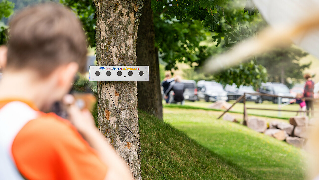 Familien Laser Biathlon