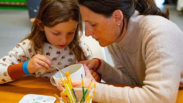 Keramikwerkstatt in der Spielscheune Familienurlaub Elldus Resort